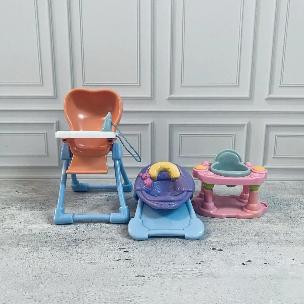 Vintage Fisher Price Loving Family  Baby Exersaucer High Chair Carrier 2003